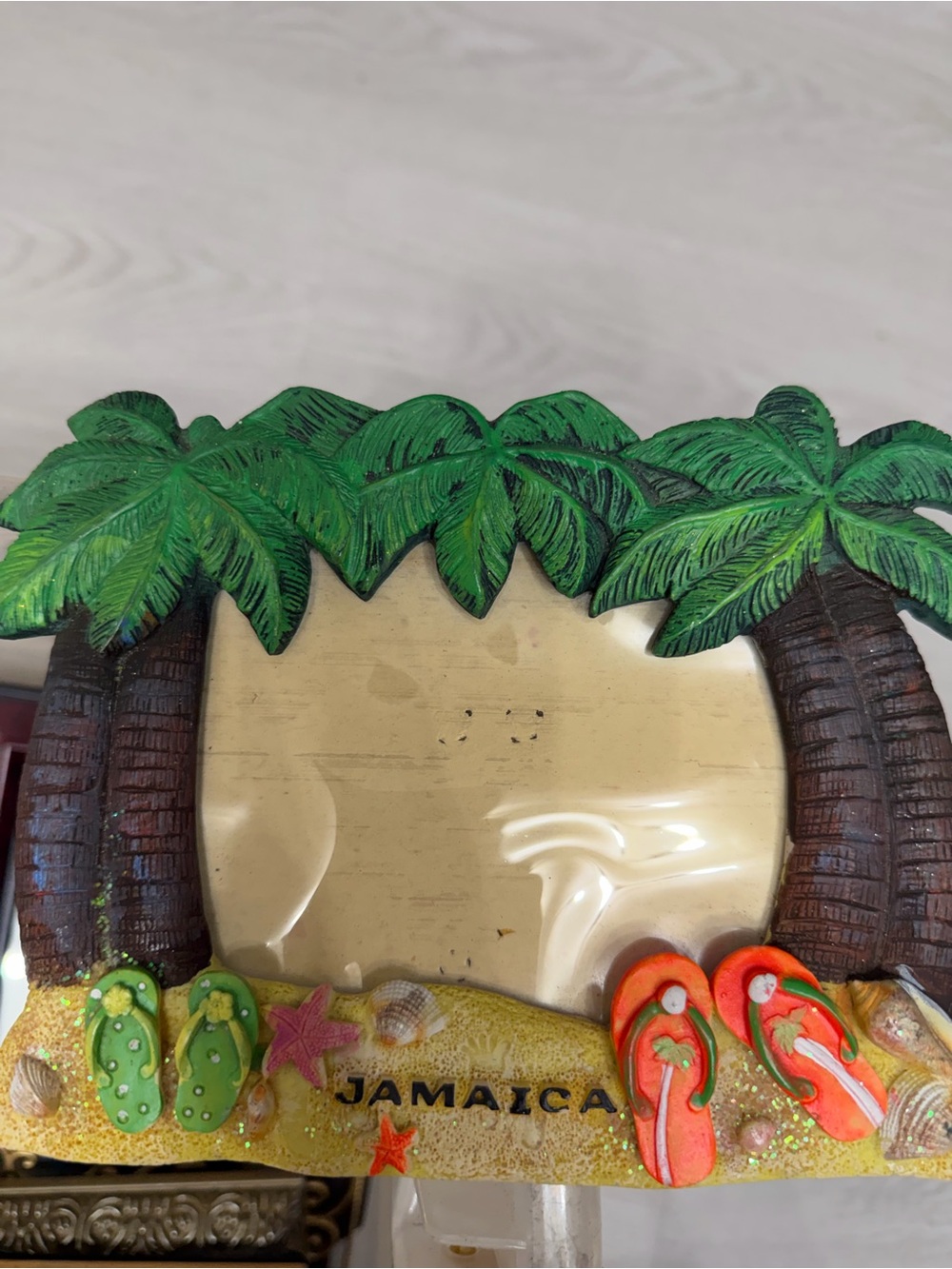 Jamaica Palm Tree Decor Green & Brown